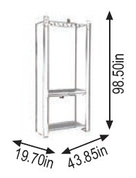 Wolflube, Armadietto di supporto Wolflube per 4 avvolgitubo