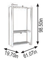 Wolflube, Armadietto di supporto Wolflube per 6 avvolgitubo