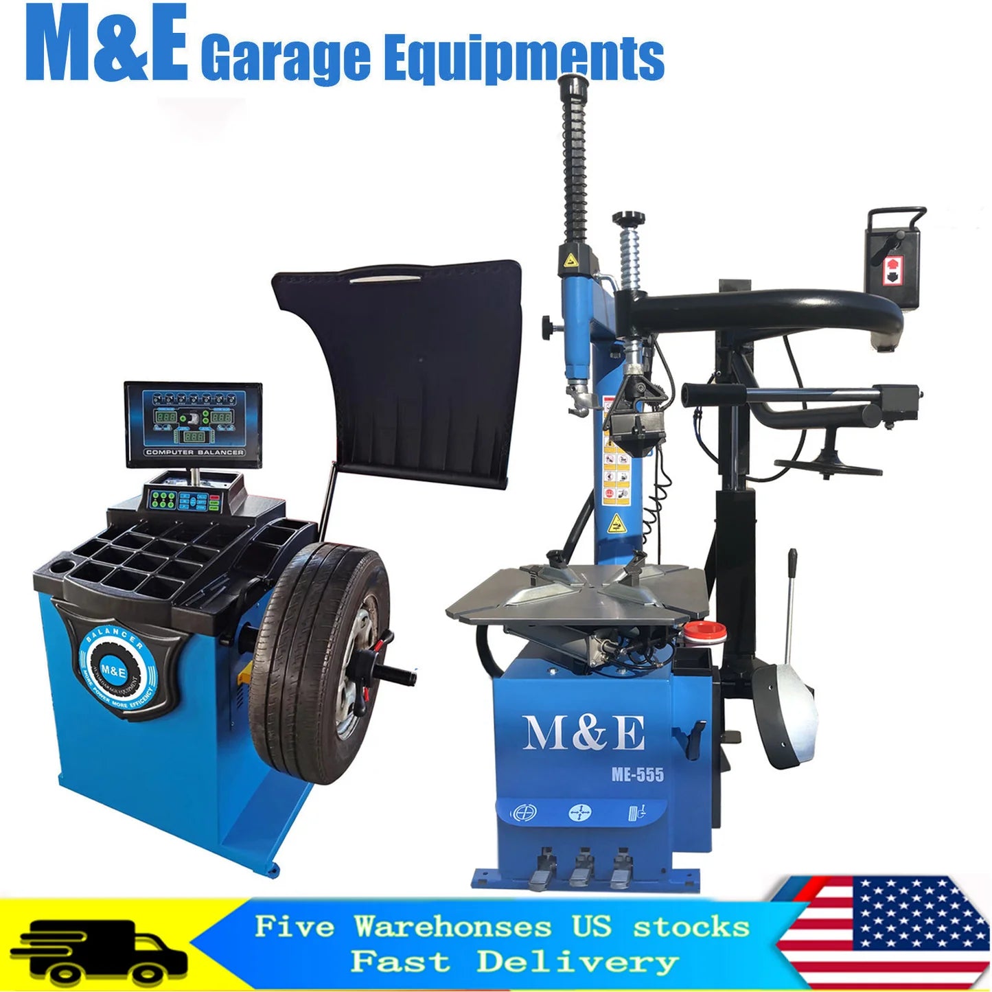 Katool, Katool KT-ME650 ME Combo 3:Tire Changer Machine Wheel Balancer Garage Equipment